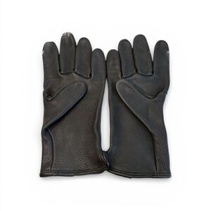 Handmade Black Leather Women's Gloves